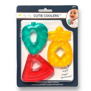 NEW! Itzy Ritzy Cutie Coolers Water Filled Fruits Soothing Baby Teether