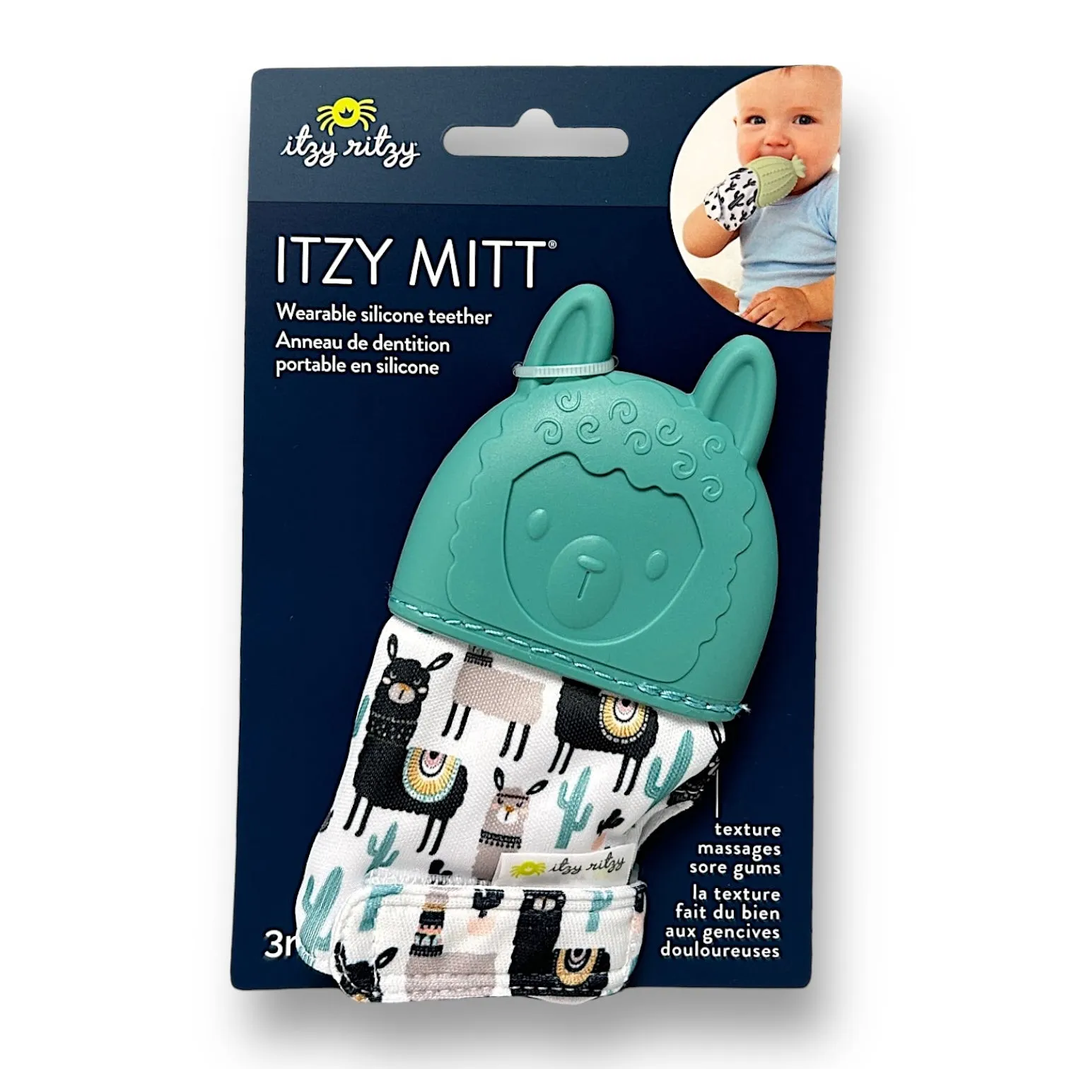 NEW! Itzy Ritzy Silicone Teething Mitt: Llama
