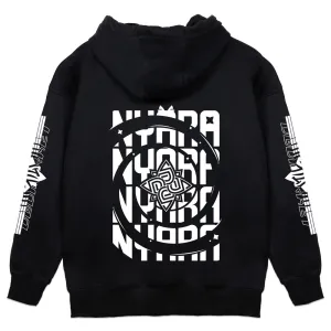 Nyara White Logo Hoodie