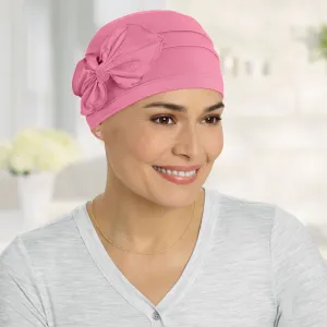 Organic Bamboo Pleated Bow Cap