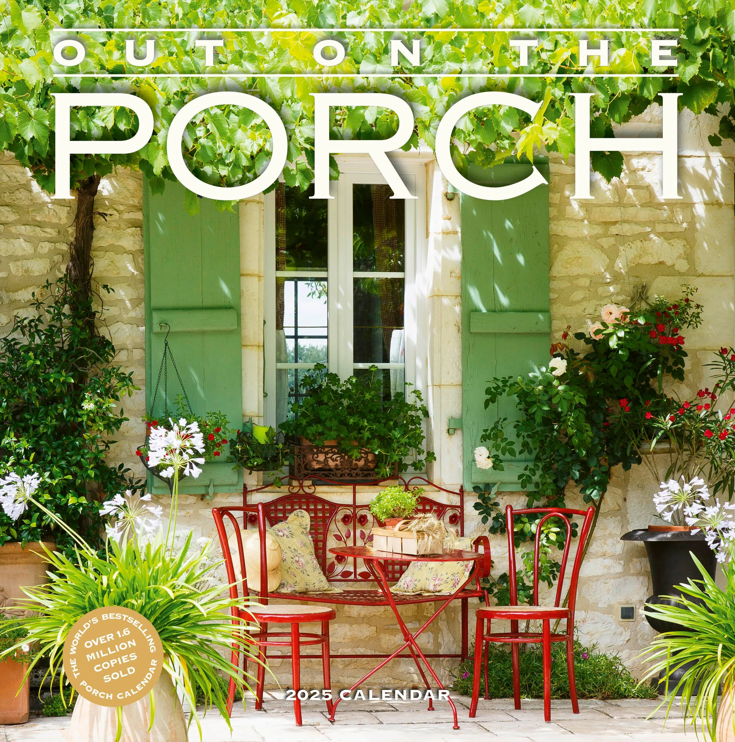 Out On The Porch 2025 Wall Calendar
