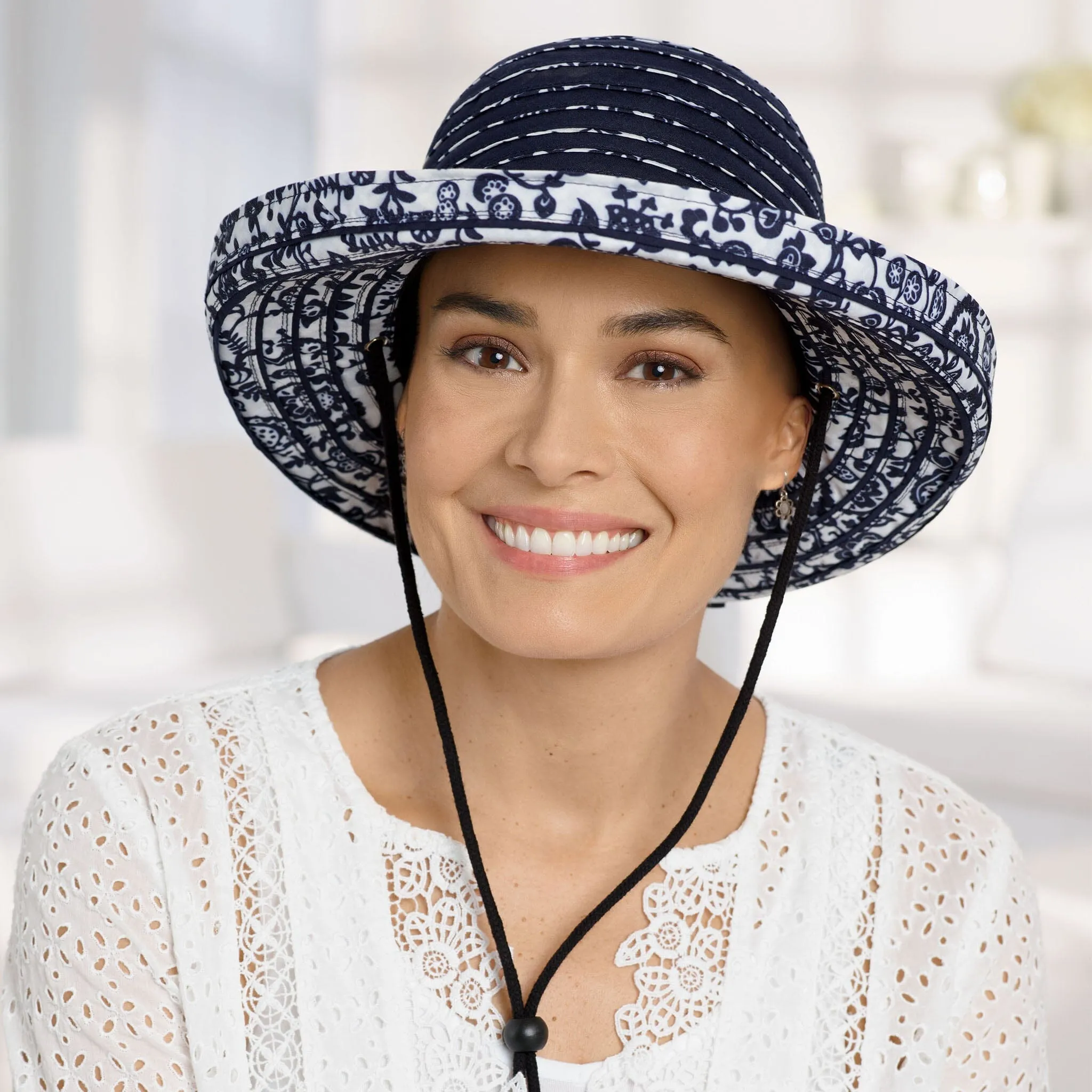 Printed Botanist Brim Hat