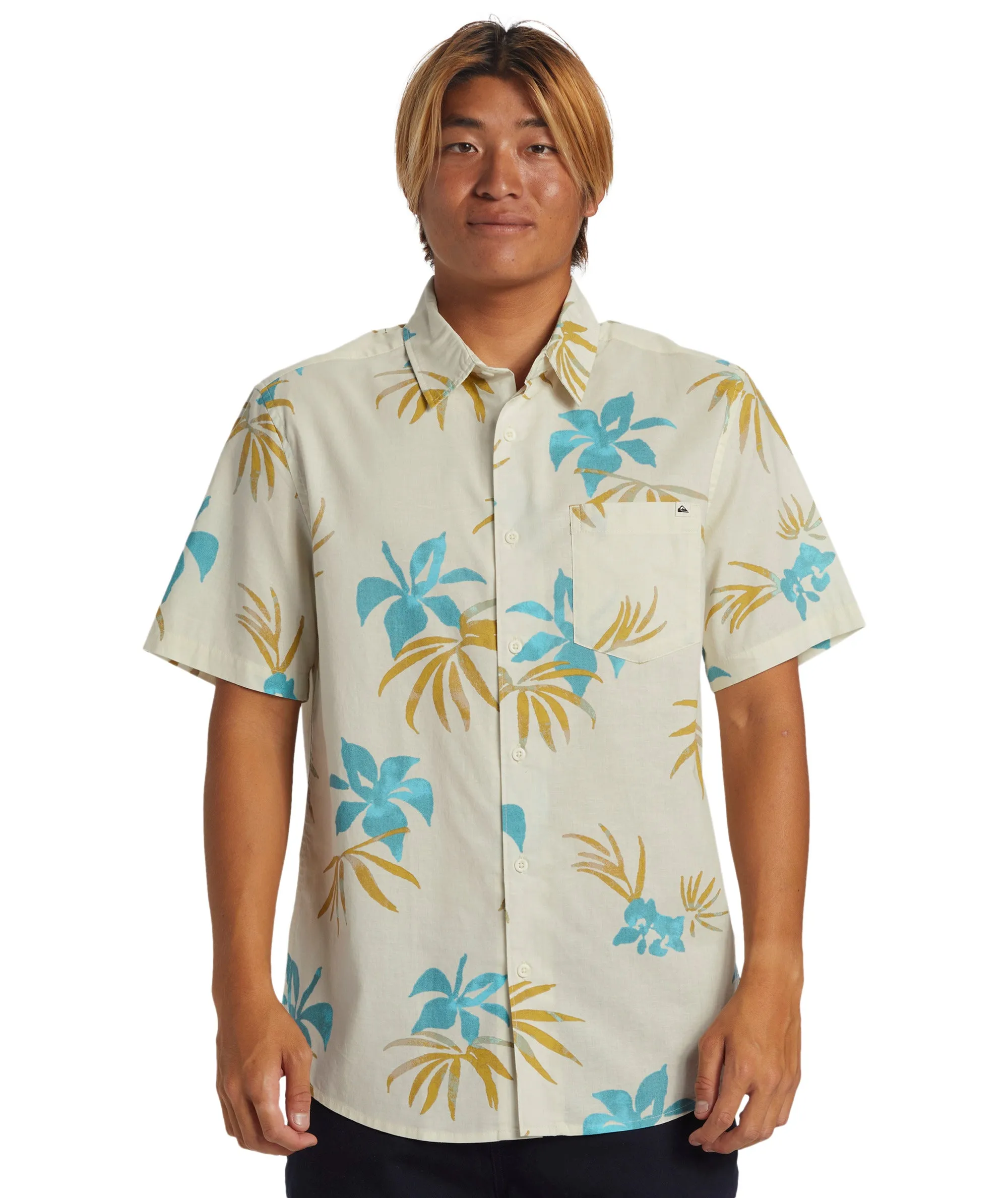 Quiksilver Mens Apero Classic Hawaiian Short Sleeve Shirt