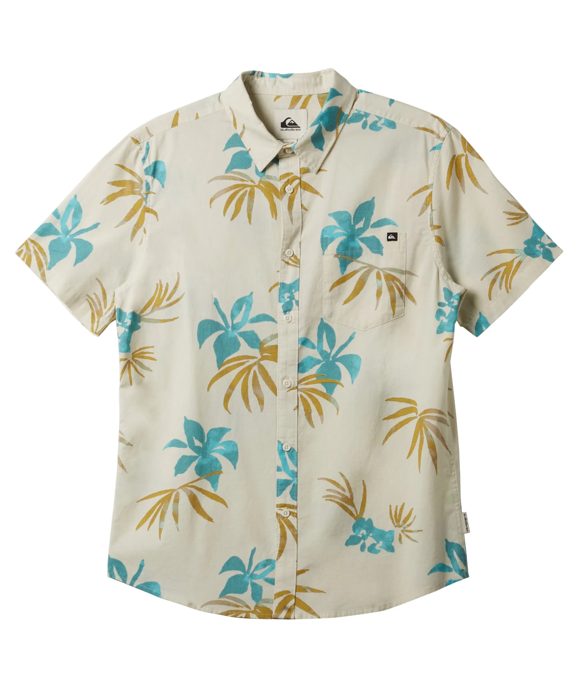 Quiksilver Mens Apero Classic Hawaiian Short Sleeve Shirt