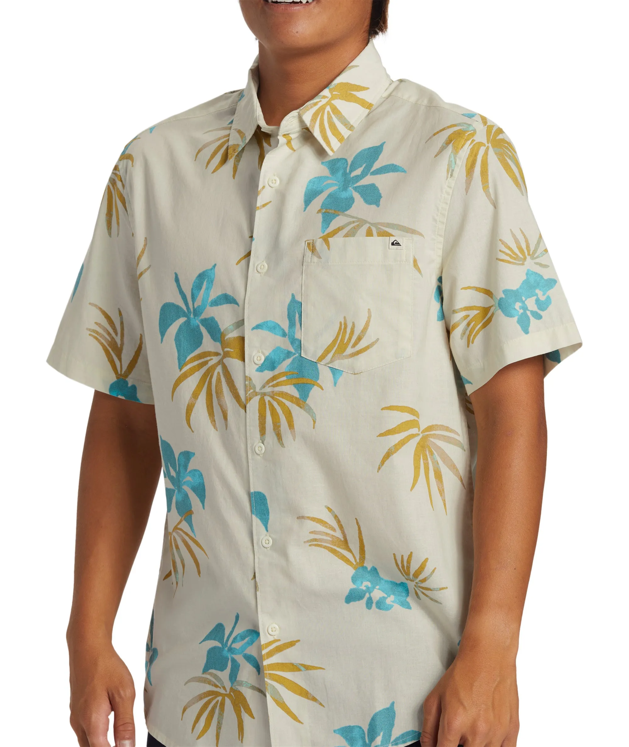 Quiksilver Mens Apero Classic Hawaiian Short Sleeve Shirt