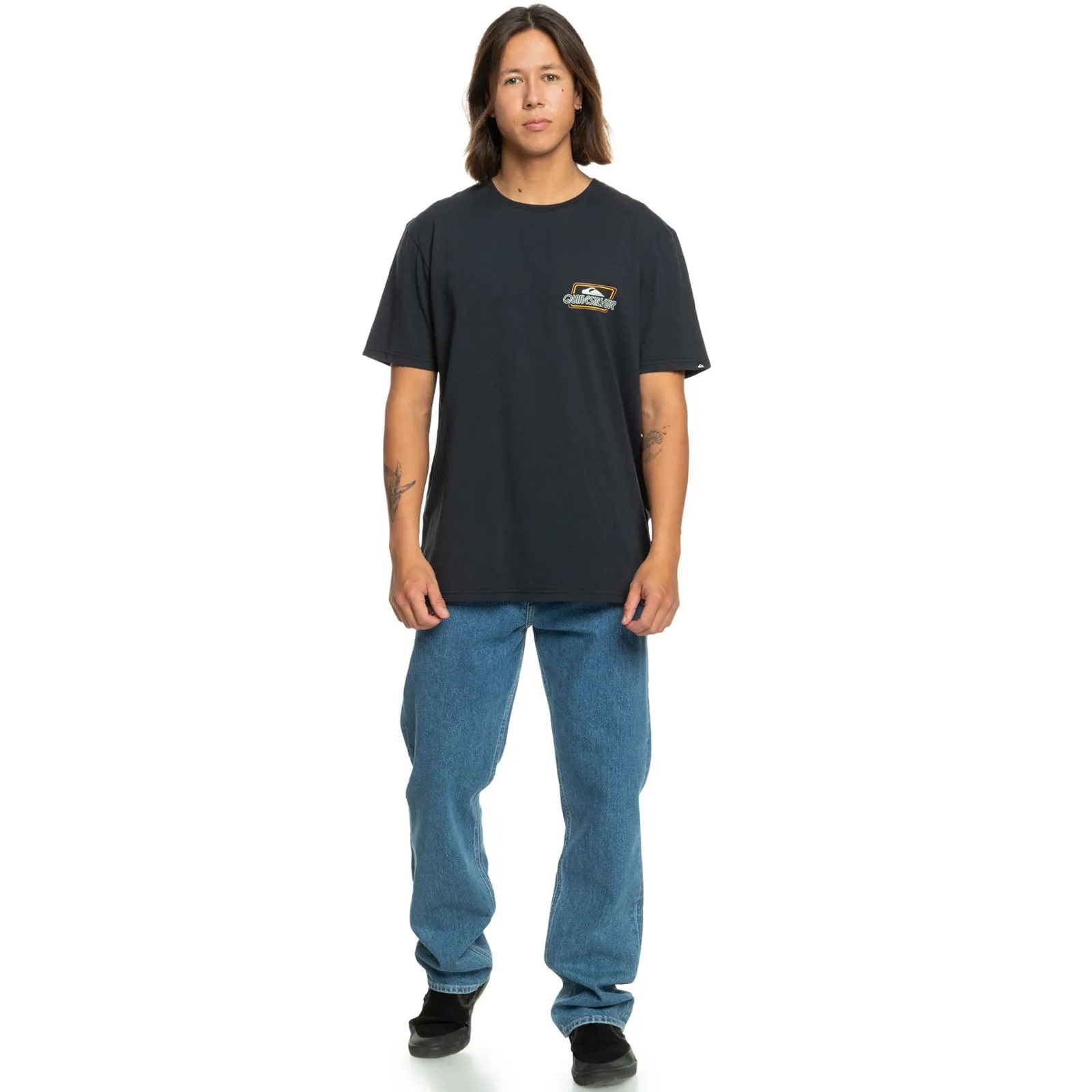 Quiksilver Mens Line By Line Short Sleeve T-Shirt