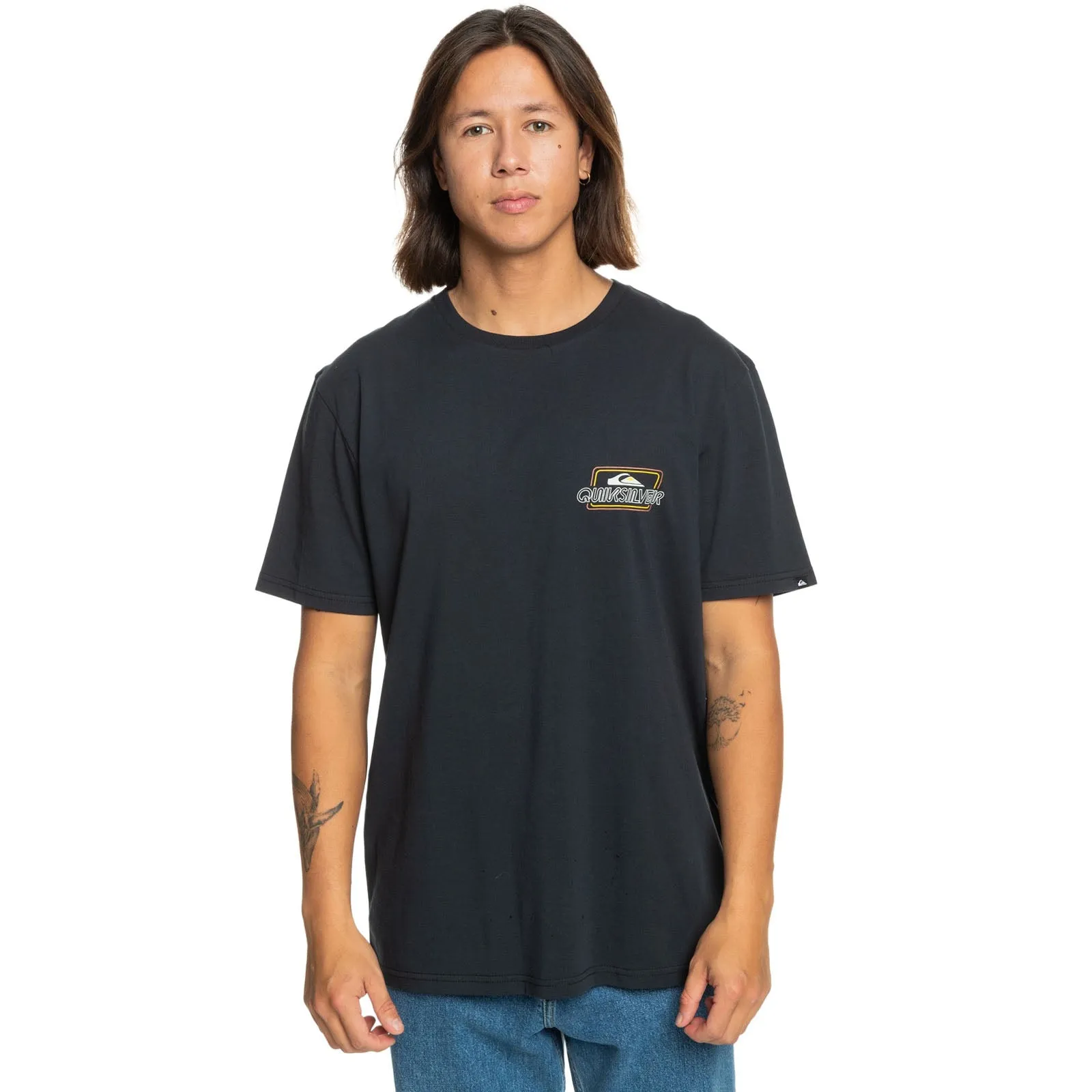Quiksilver Mens Line By Line Short Sleeve T-Shirt