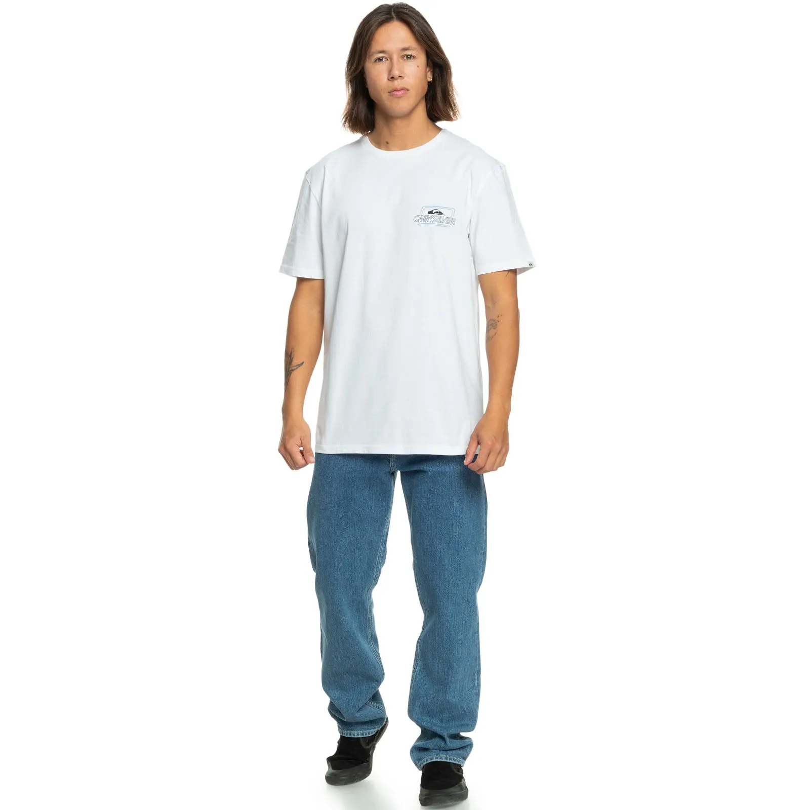Quiksilver Mens Line By Line Short Sleeve T-Shirt