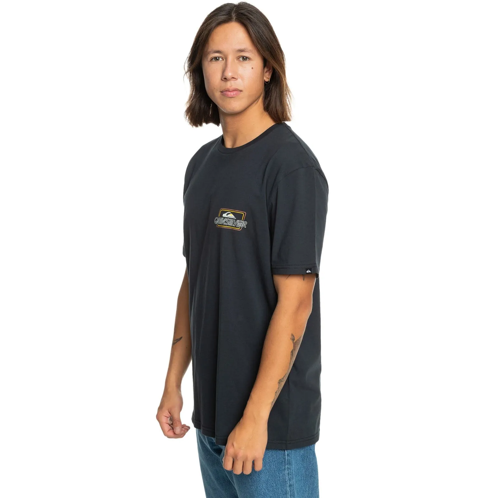Quiksilver Mens Line By Line Short Sleeve T-Shirt