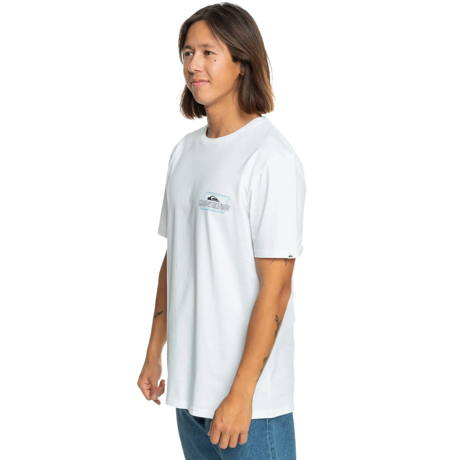 Quiksilver Mens Line By Line Short Sleeve T-Shirt