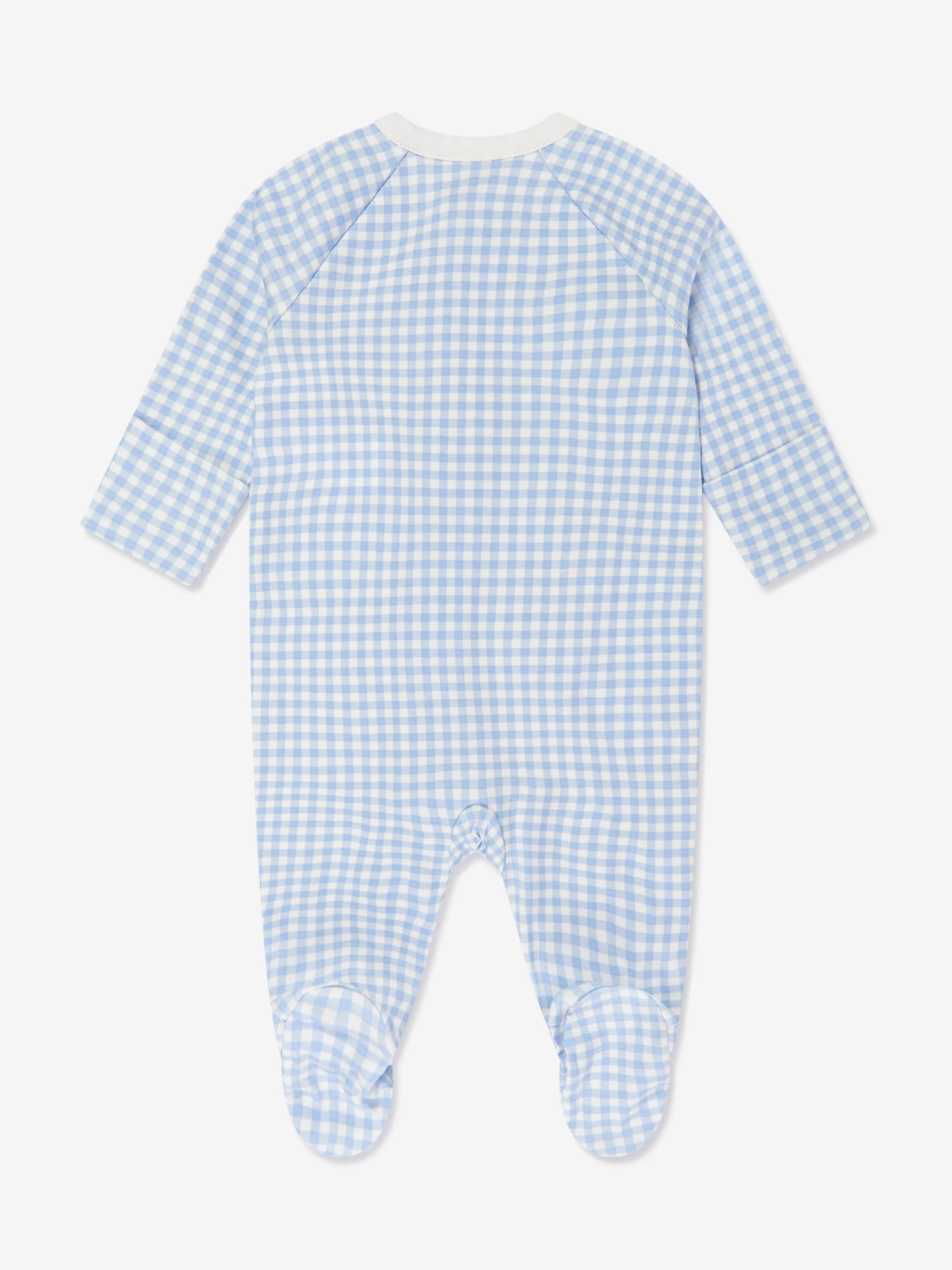 Ralph Lauren Baby Boys Gingham Babygrow Set in Blue