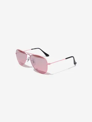 Ray-Ban Kids Aviator Sunglasses in Pink