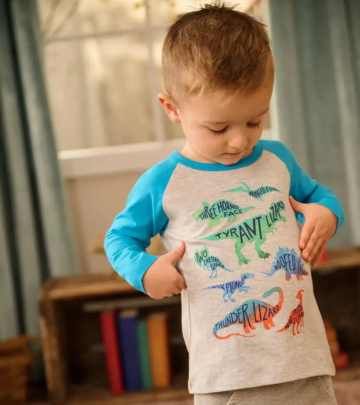 Real Dinos Long Sleeve T-Shirt | Hatley