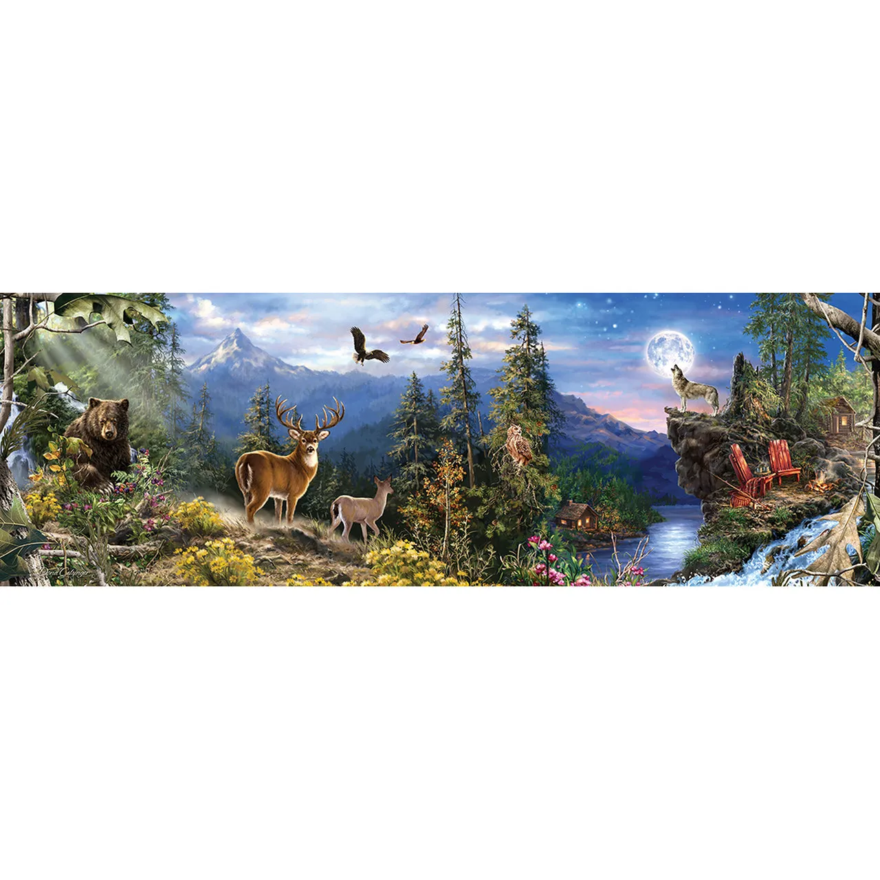 Realtree 1000 Piece Panoramic Puzzle