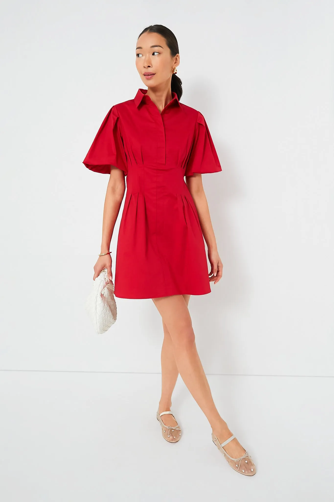 Red Mini Delaney Dress