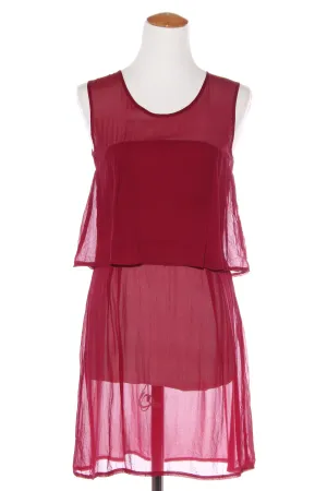 RIDDLEMETHIS (NZ) Burgandy tiered silk tunic! 8