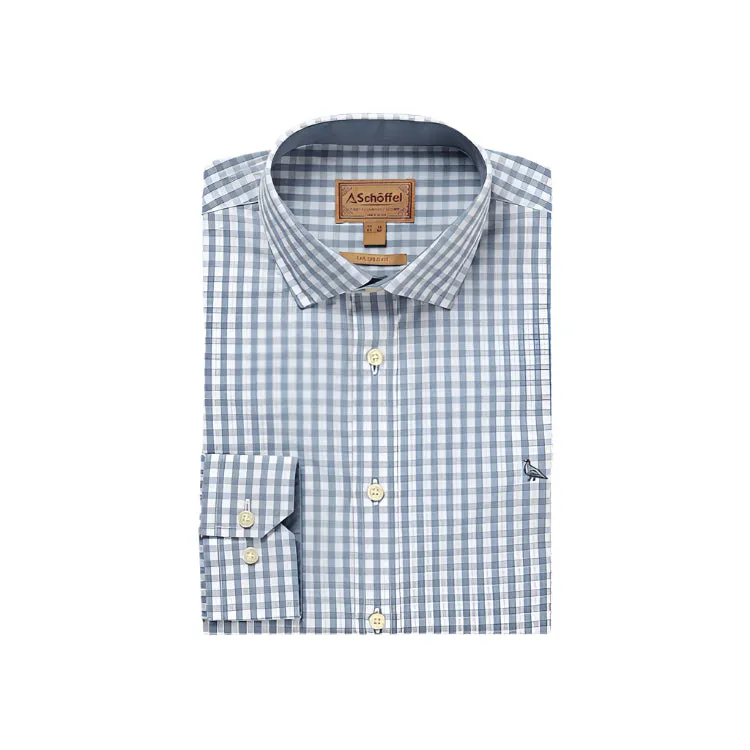 Schoffel Thorpeness Tailored Shirt - Pigeon Blue