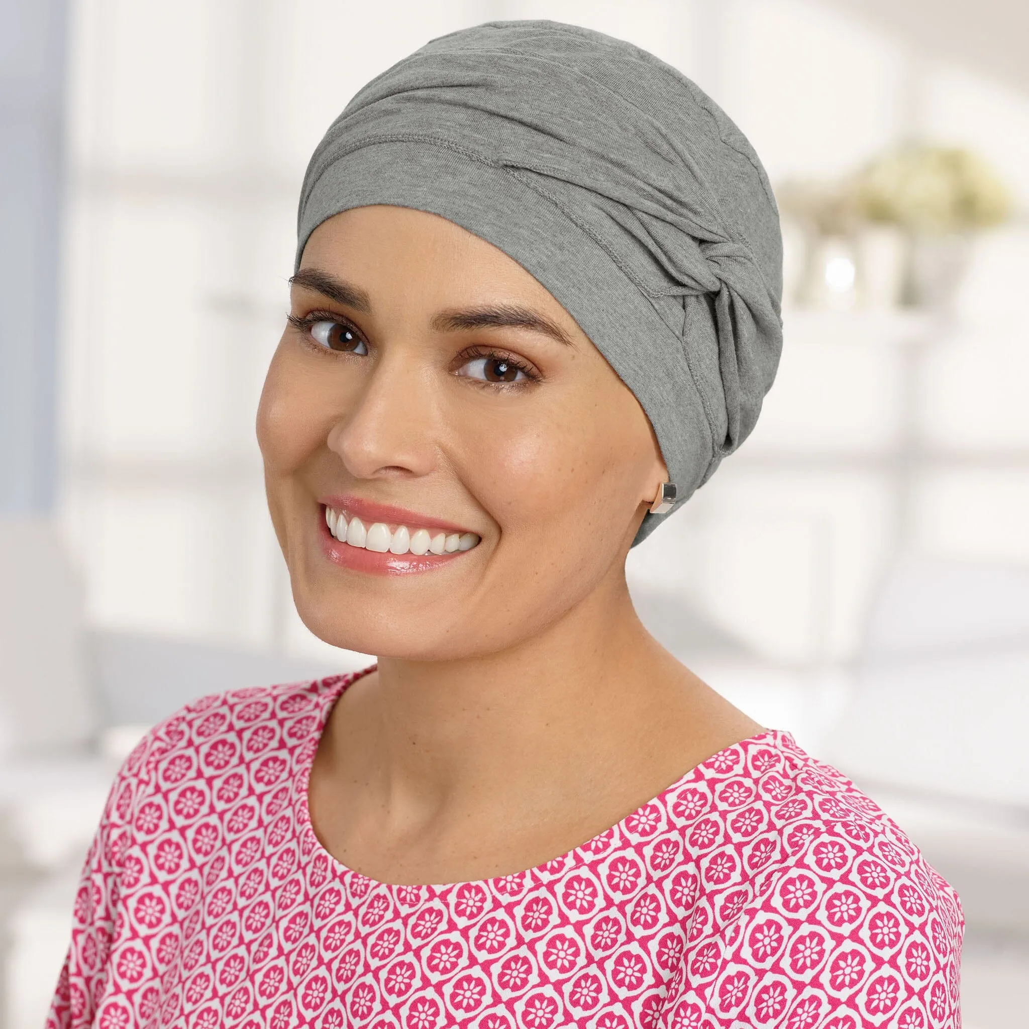 Shirred Seamless Bamboo Twist Hat