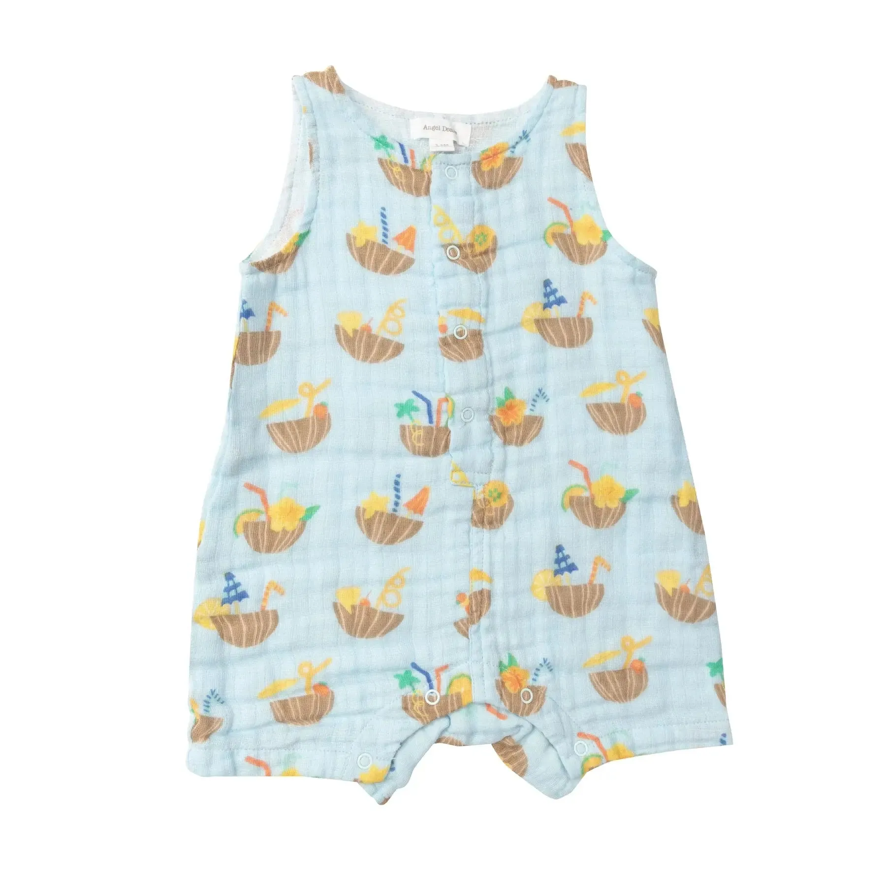 Shortie Romper - Coconut Drinks | Angel Dear
