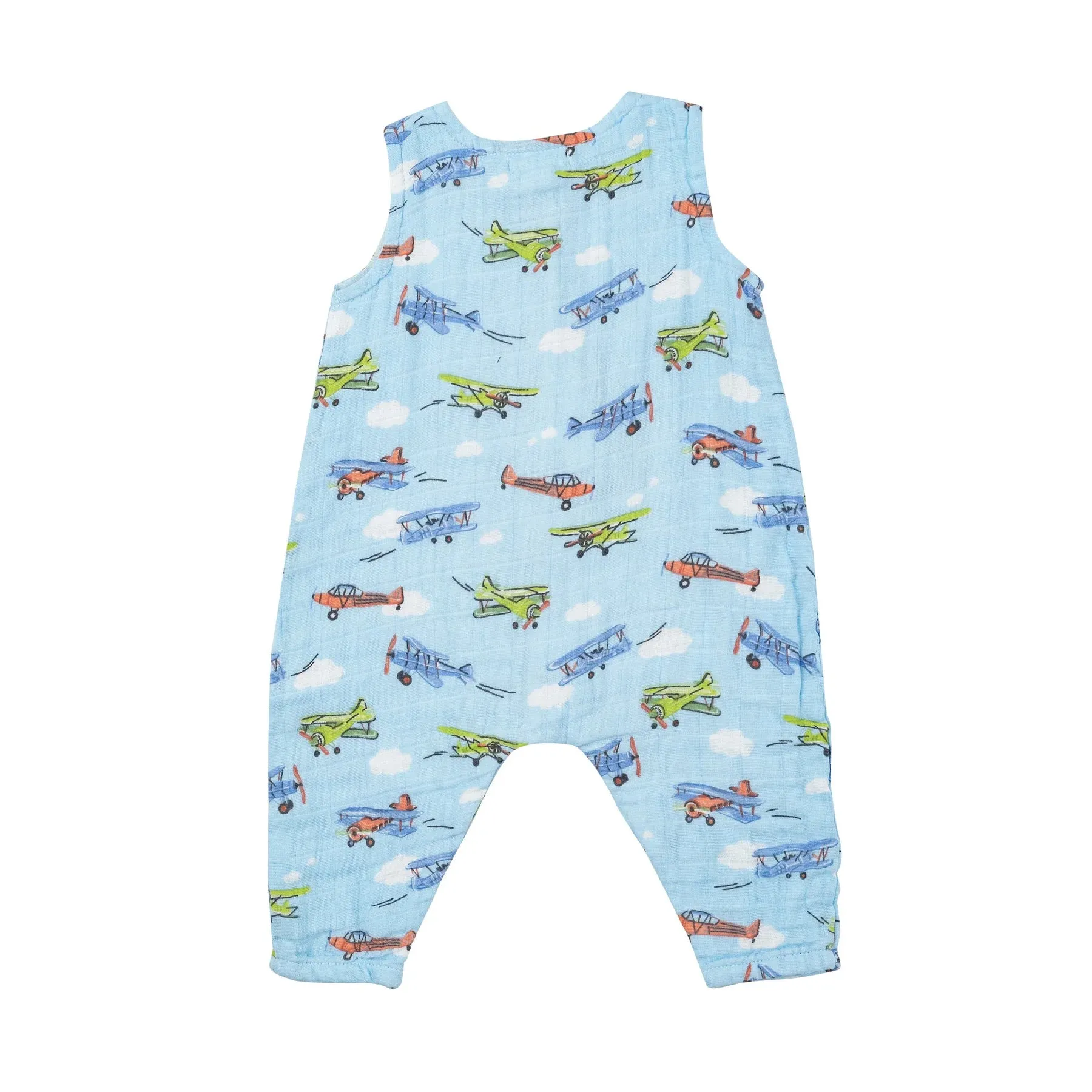 Shortie Romper - Vintage Planes | Angel Dear