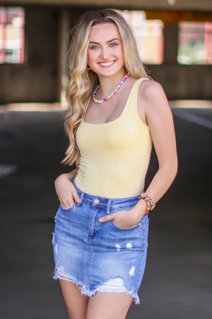 Sightsee Square Neck Bodysuit - FINAL SALE