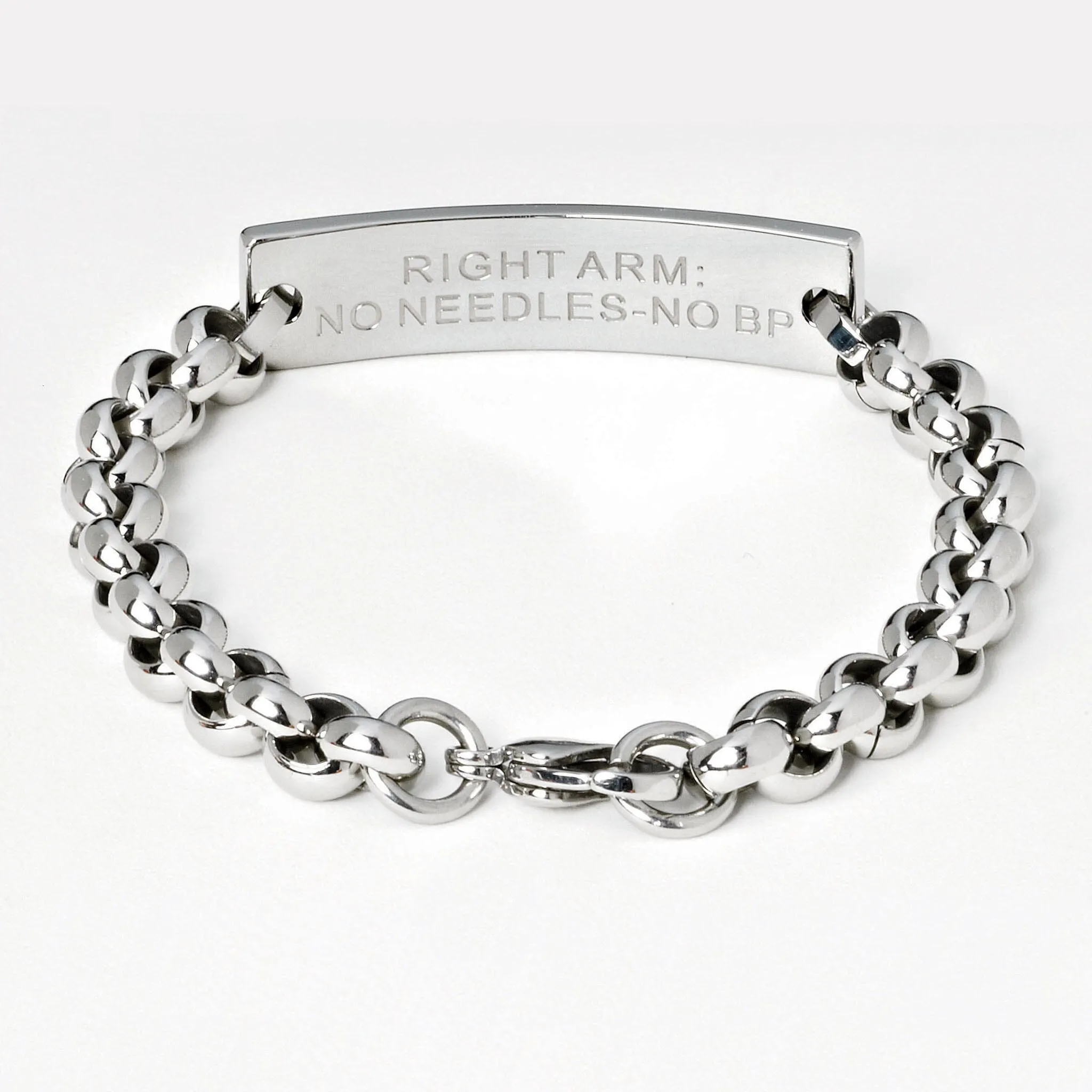 Stainless Steel Medical Alert Bracelet