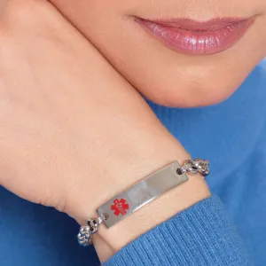 Stainless Steel Medical Alert Bracelet