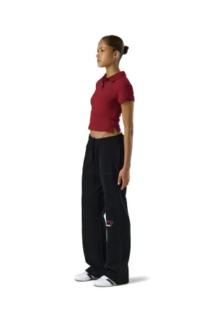 Staten Logo Wide Leg Sweatpants
