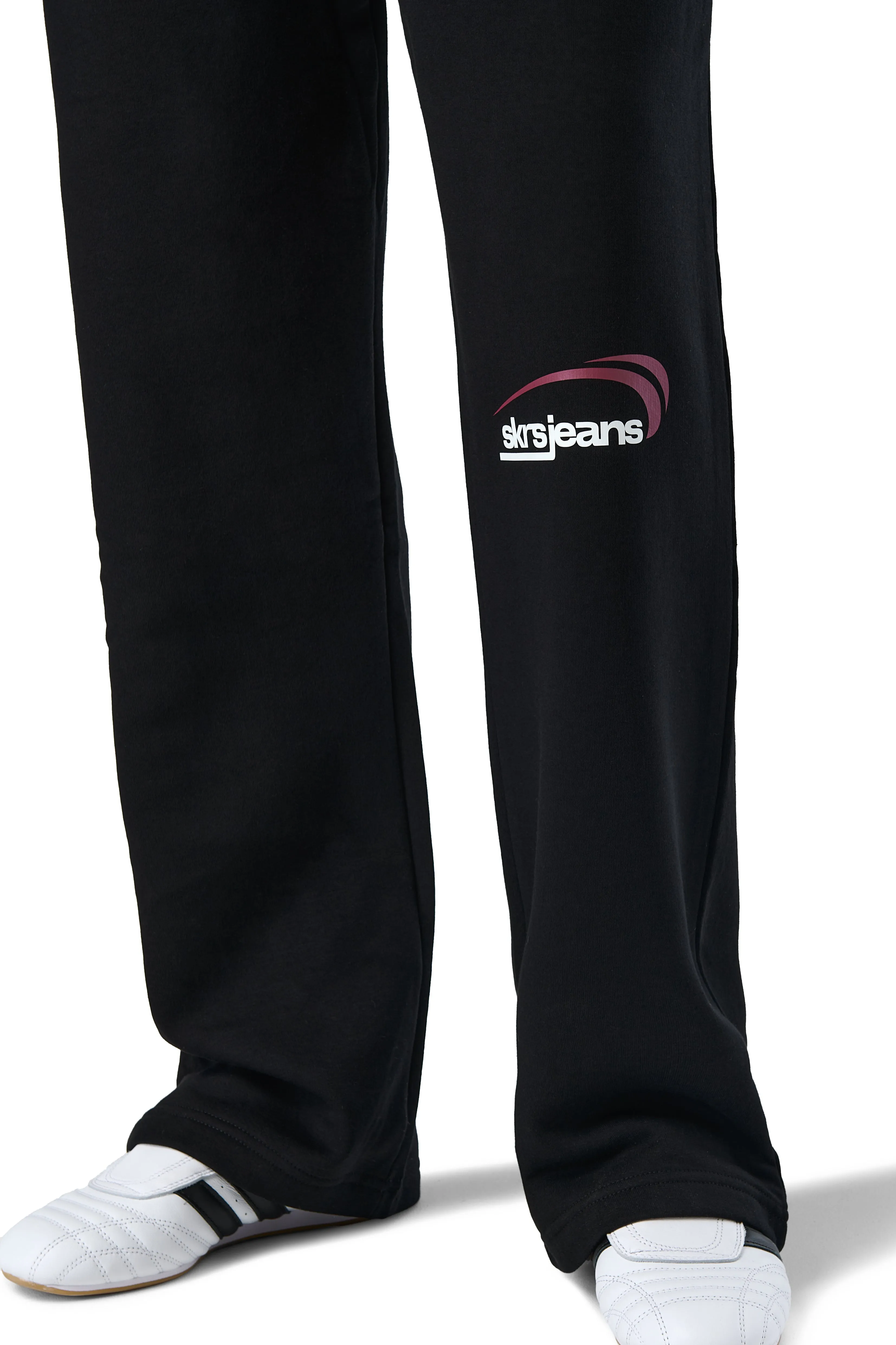 Staten Logo Wide Leg Sweatpants