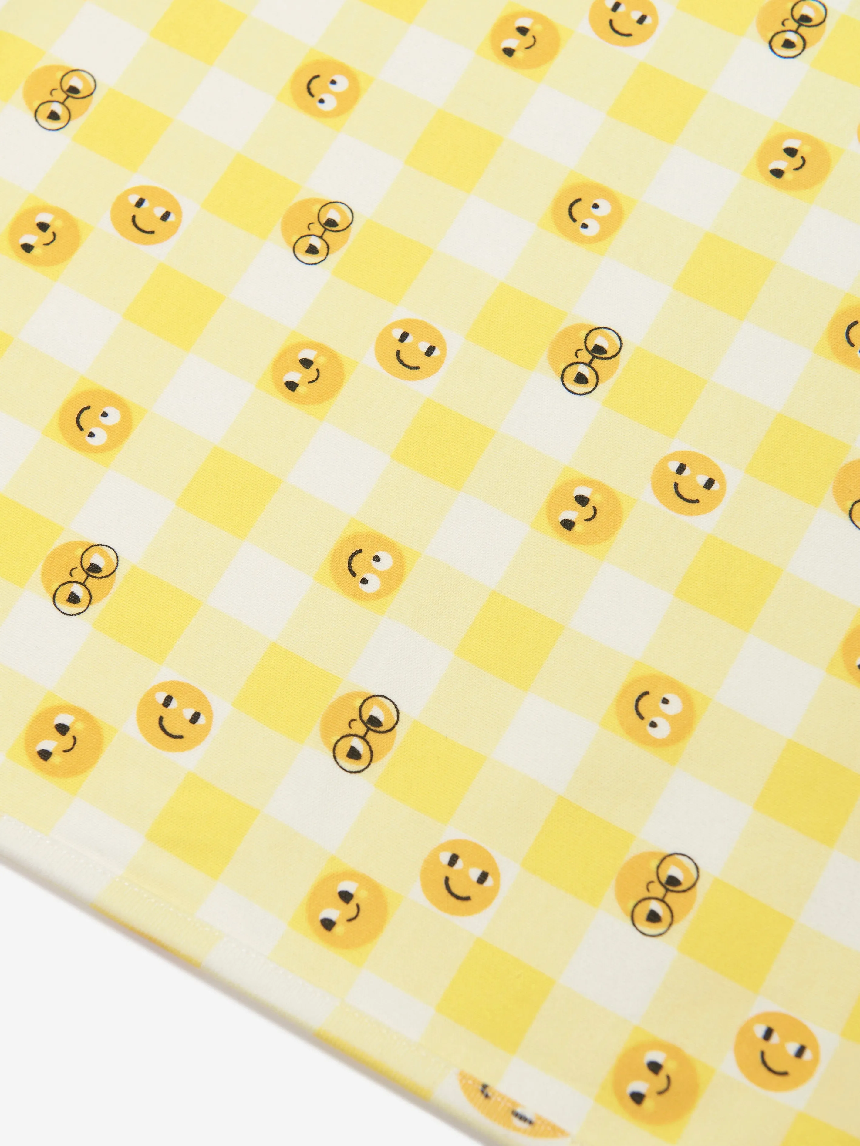 The Bonnie Mob Baby Tiddlywink Hooded Blanket With Hood in Yellow