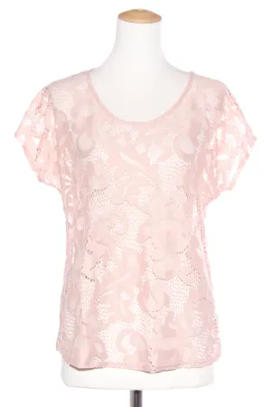 TOBY By David Pond - Blush lace top! 10-12