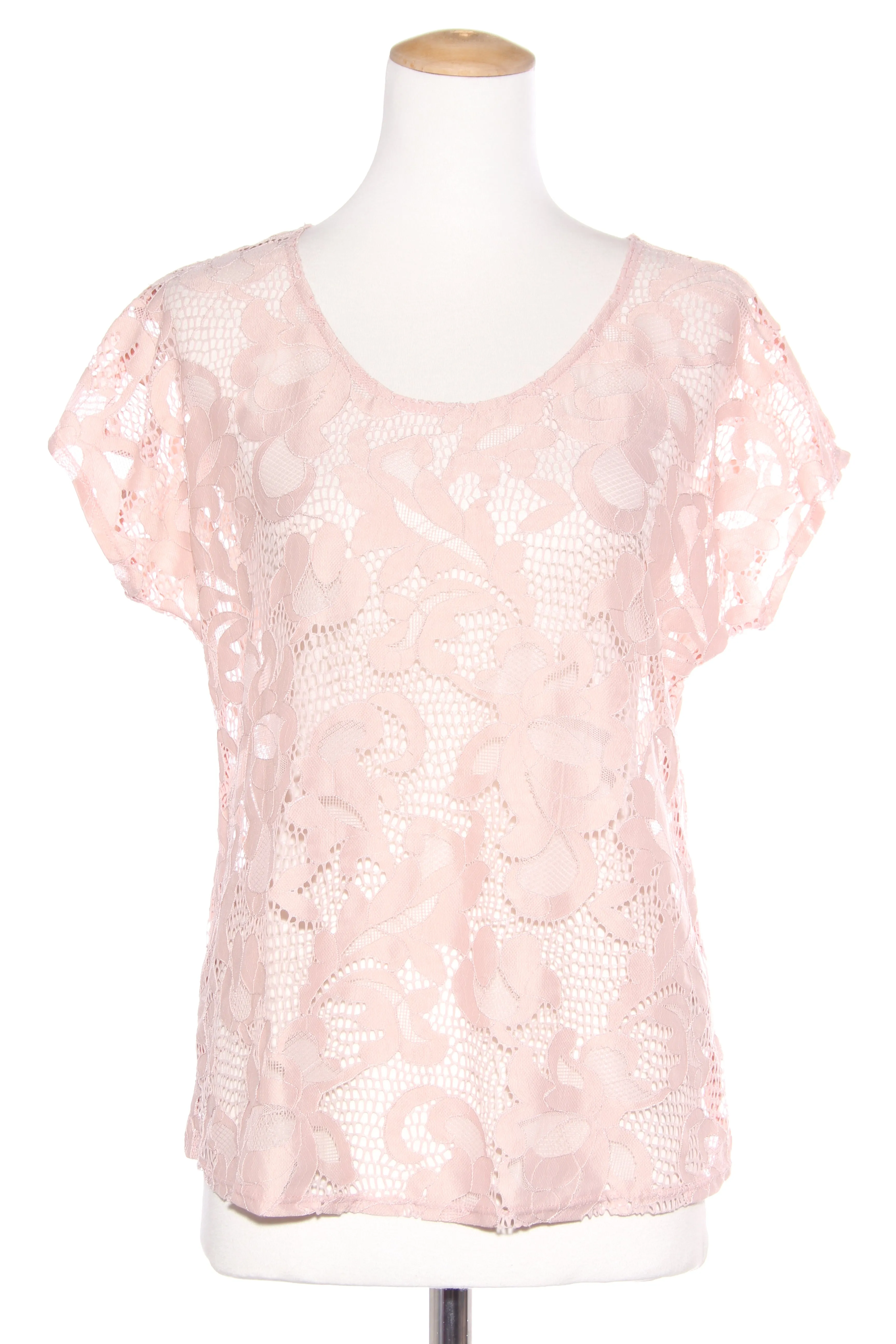 TOBY By David Pond - Blush lace top! 10-12