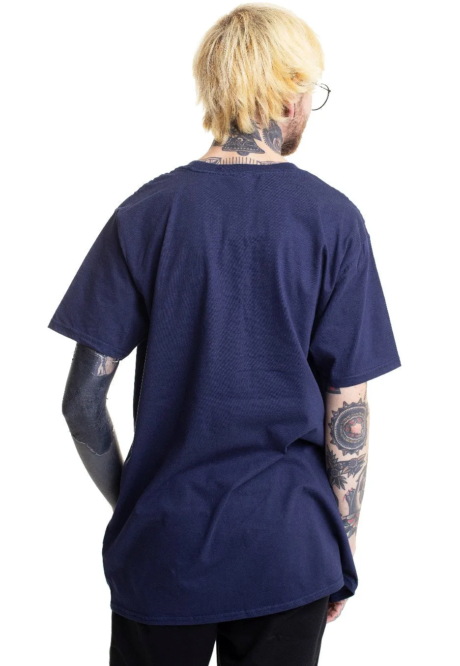 Top Gun - Distressed Logo Navy - T-Shirt