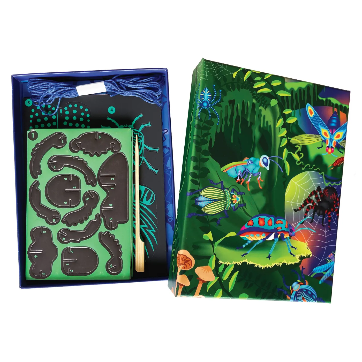 Totally Creepy Crawly 3D Scratch Art Set