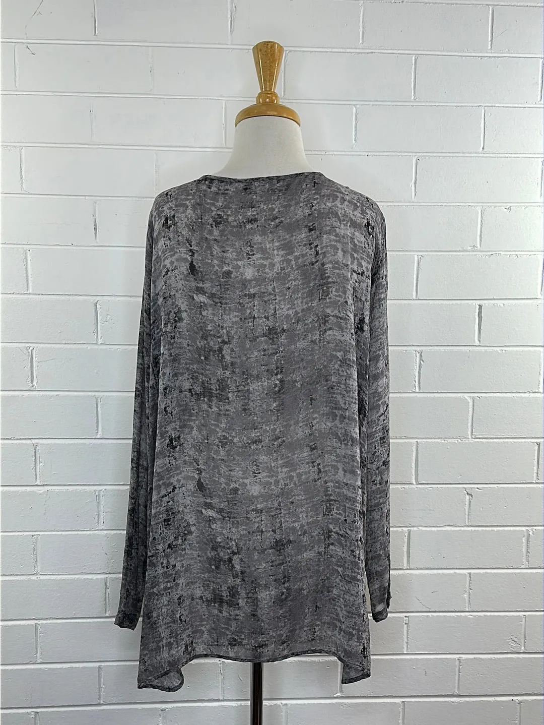 Transit Par Such | Italy | top | size 12 | long sleeve | 100% silk