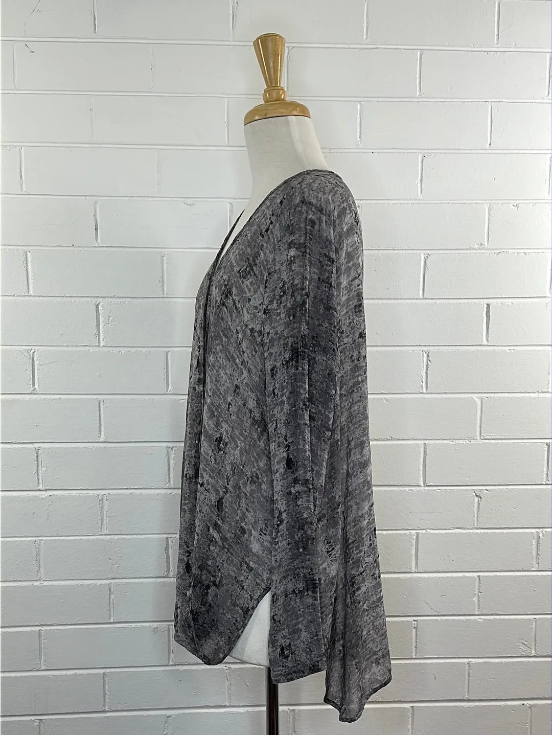 Transit Par Such | Italy | top | size 12 | long sleeve | 100% silk