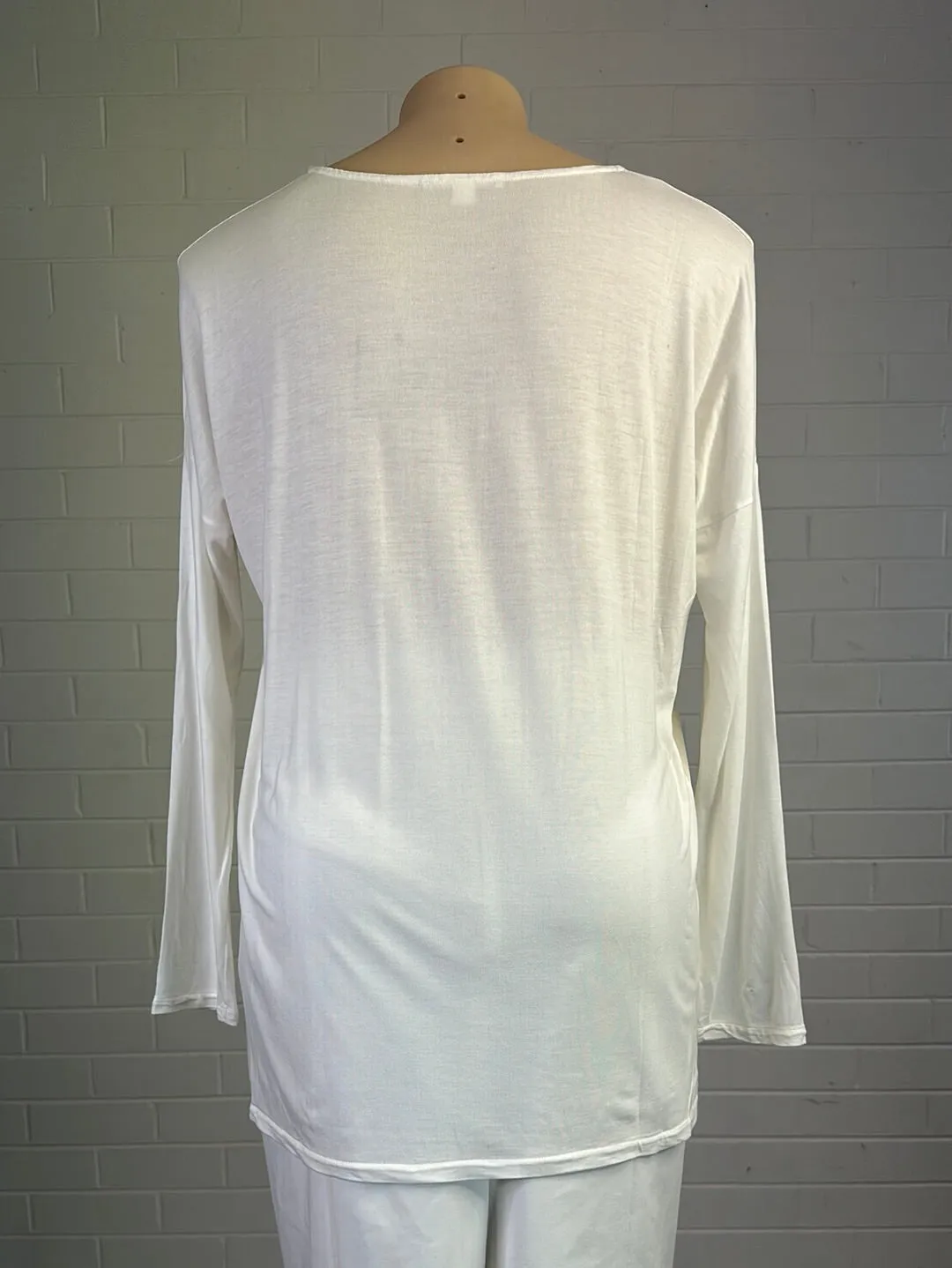 Trenery | top | size 14 | long sleeve | 100% silk