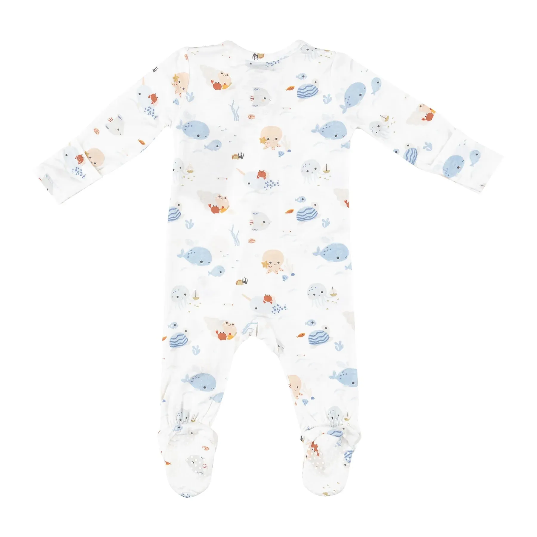 Two Way Zipper Footie - Cute Ocean | Angel Dear