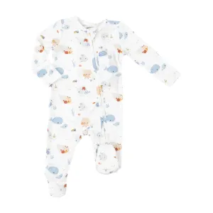 Two Way Zipper Footie - Cute Ocean | Angel Dear