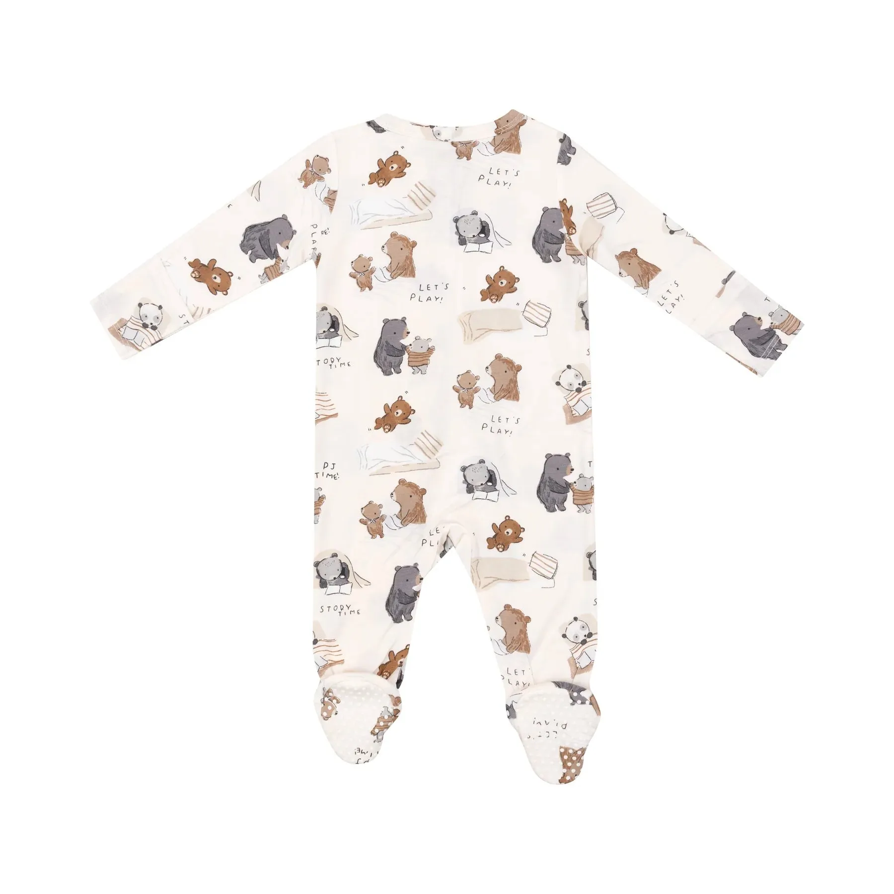 Two Way Zipper Footie - Sleepytime Bears | Angel Dear