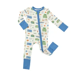 Two Way Zipper Romper - Fishing Tools | Angel Dear