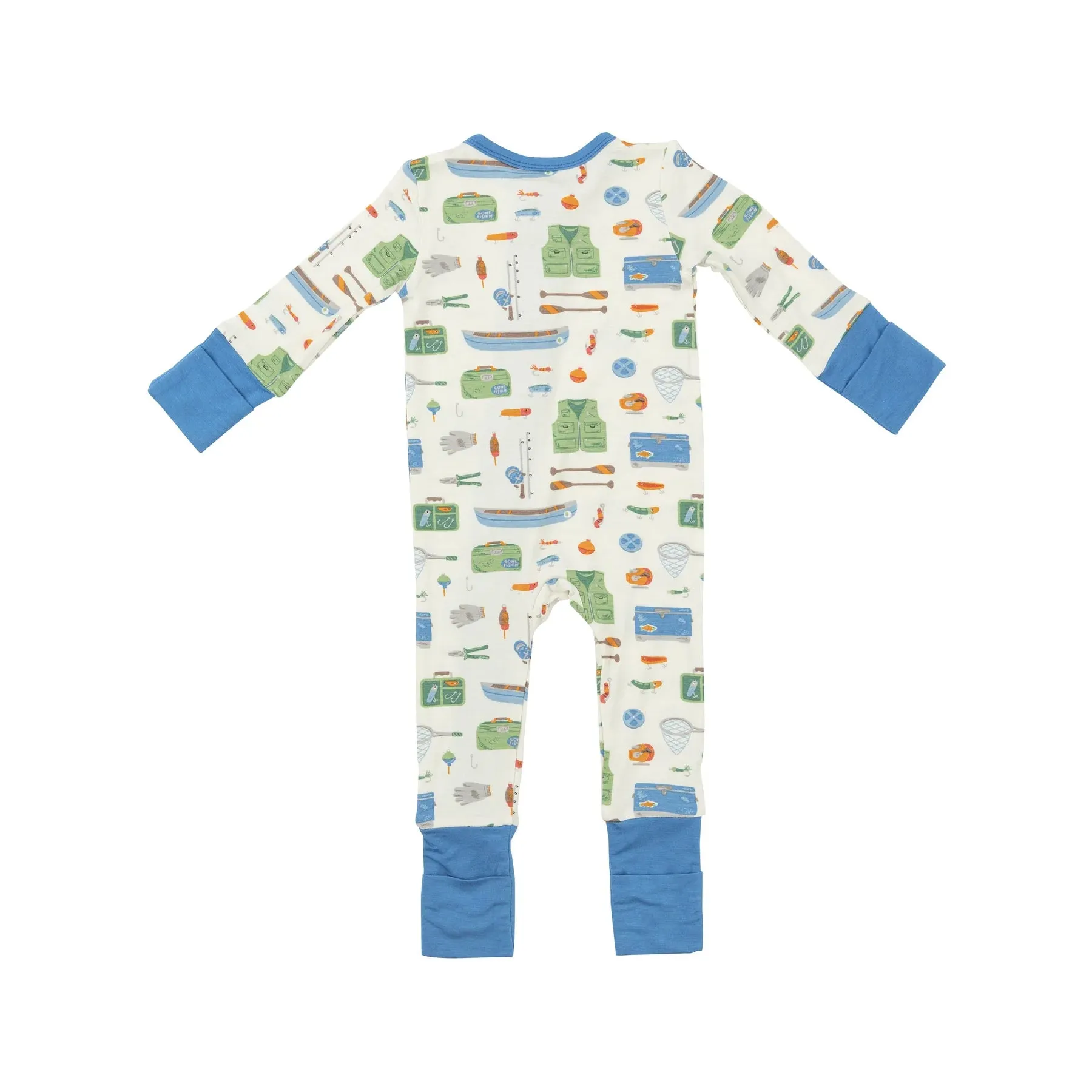 Two Way Zipper Romper - Fishing Tools | Angel Dear