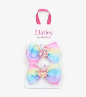 Unicorns Glitter Hair Clips | Hatley