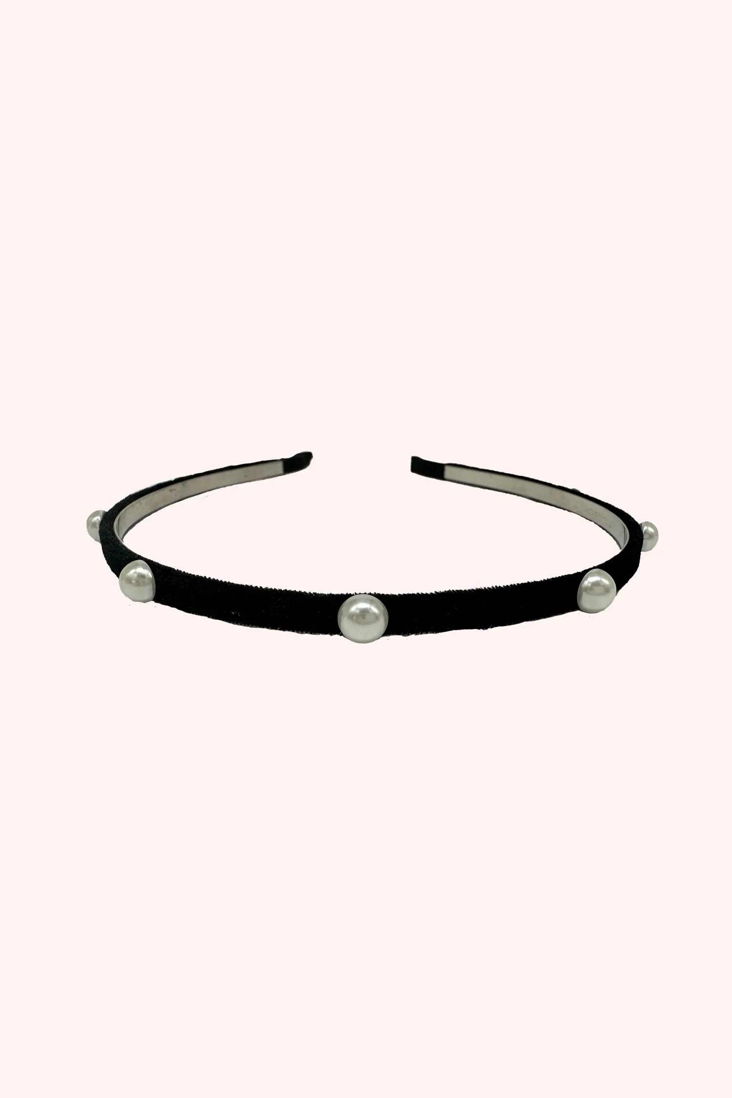 Velvet Pearls Headband Annasui