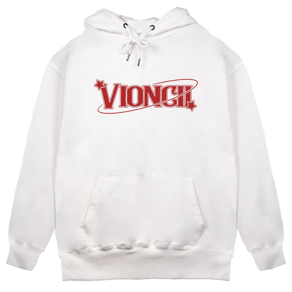 Vioncii Varsity Sailors Hoodie (White/Red)