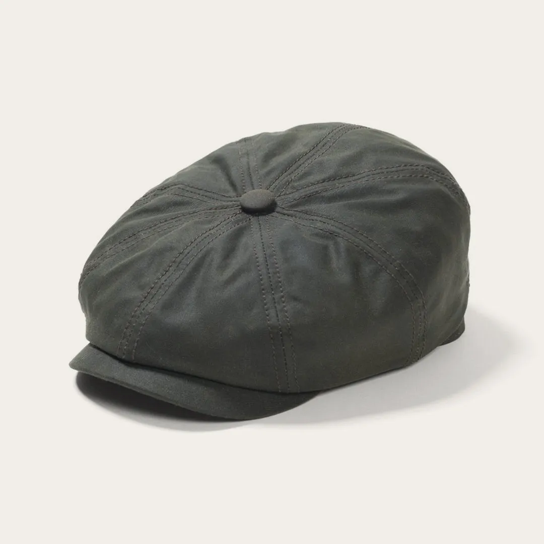 Waxed Cotton Hatteras Cap -STETSON