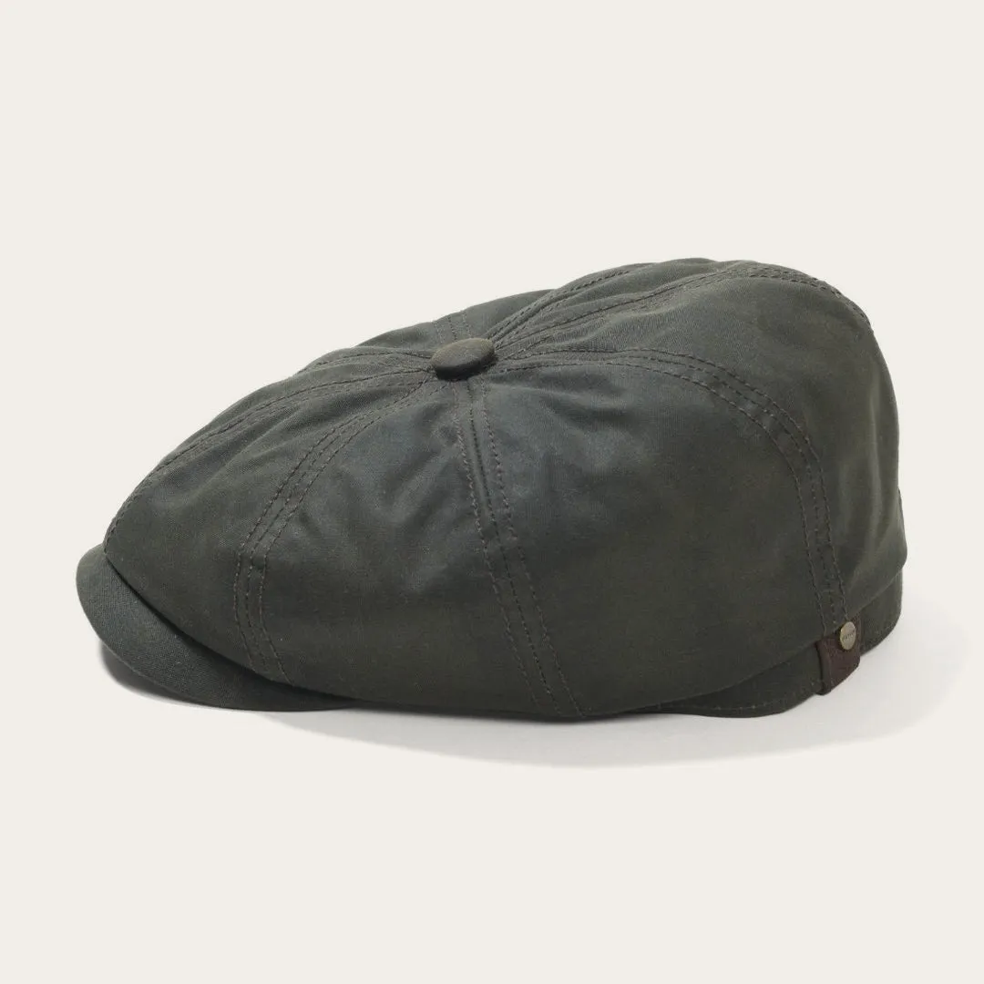 Waxed Cotton Hatteras Cap -STETSON