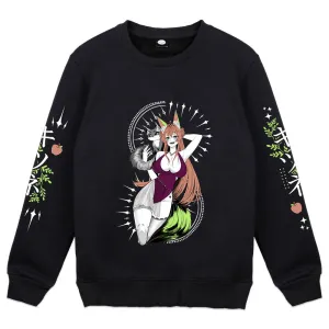 YourItalianWaifu Radiant Kitsune Crewneck