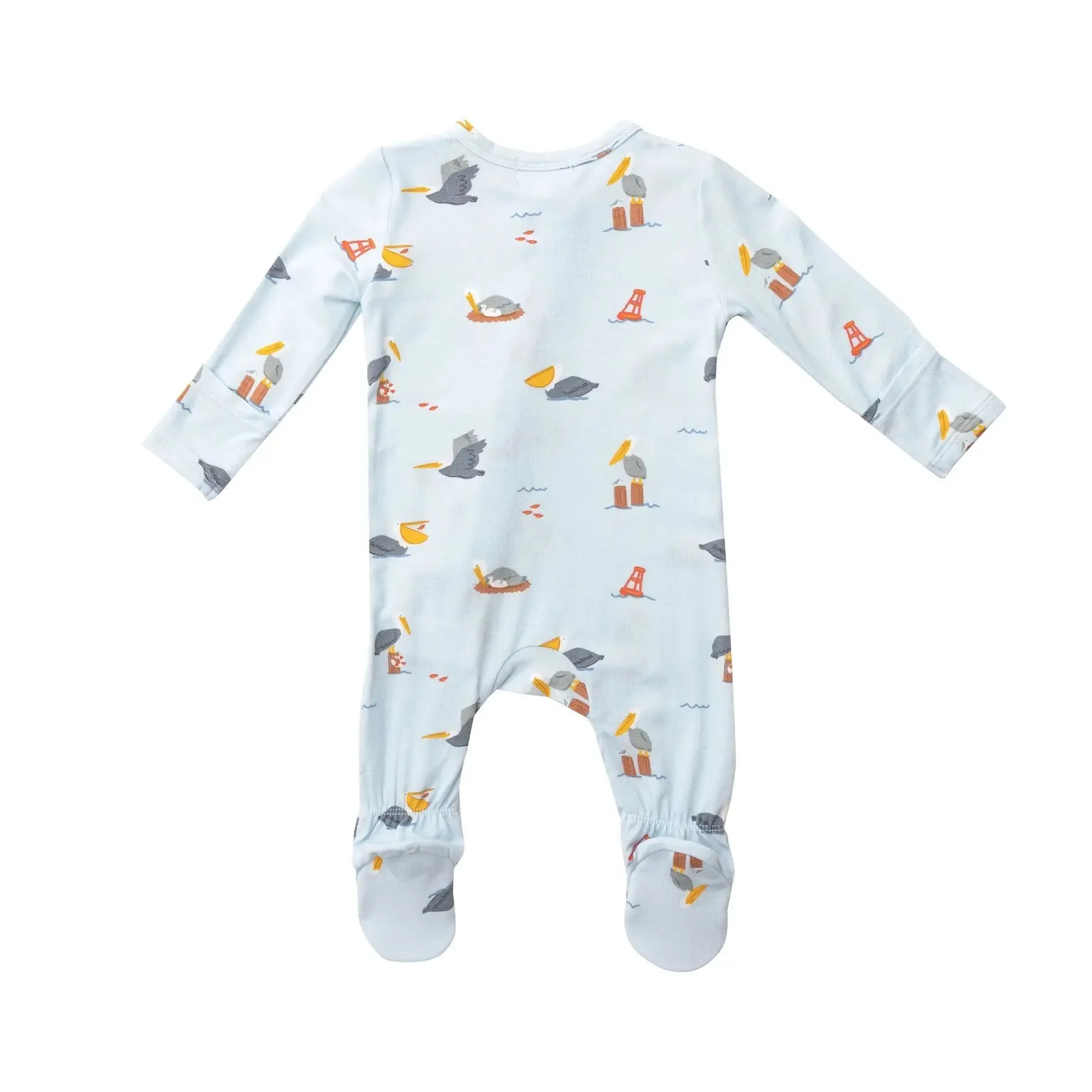 Zipper Footie - Pelicans | Angel Dear