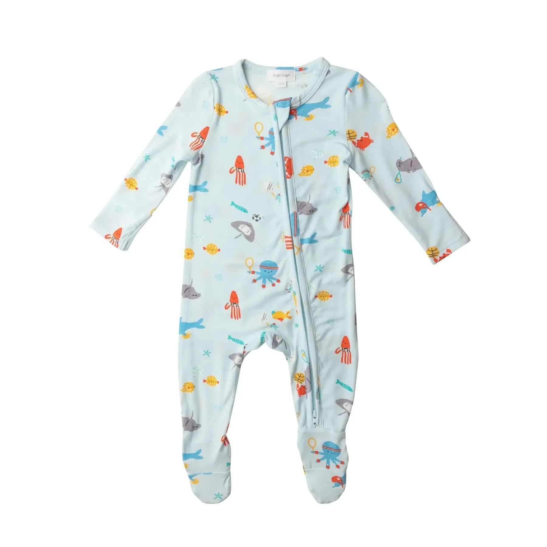 Zipper Footie - Sports Sea Creature | Angel Dear